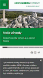 Mobile Screenshot of heidelbergcement.cz